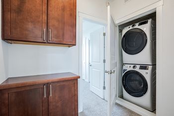High efficiency washer and dryer